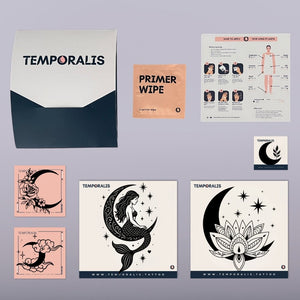 Moon - Tattoo Kit (5 tattoos) 2 - Temporalis