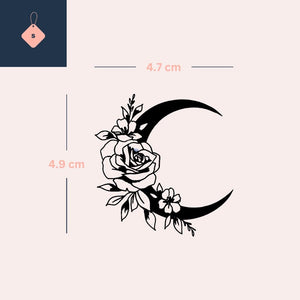 Moon with Flowers 4 - Temporalis