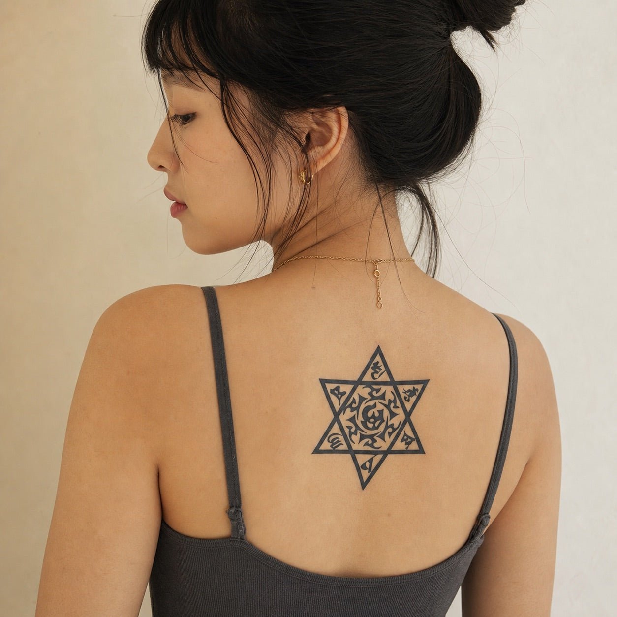 Mystic Star of David Tattoo Set - 1 | Temporalis