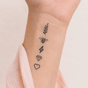 Nature's Symbols Tattoo Set 1 - Temporalis