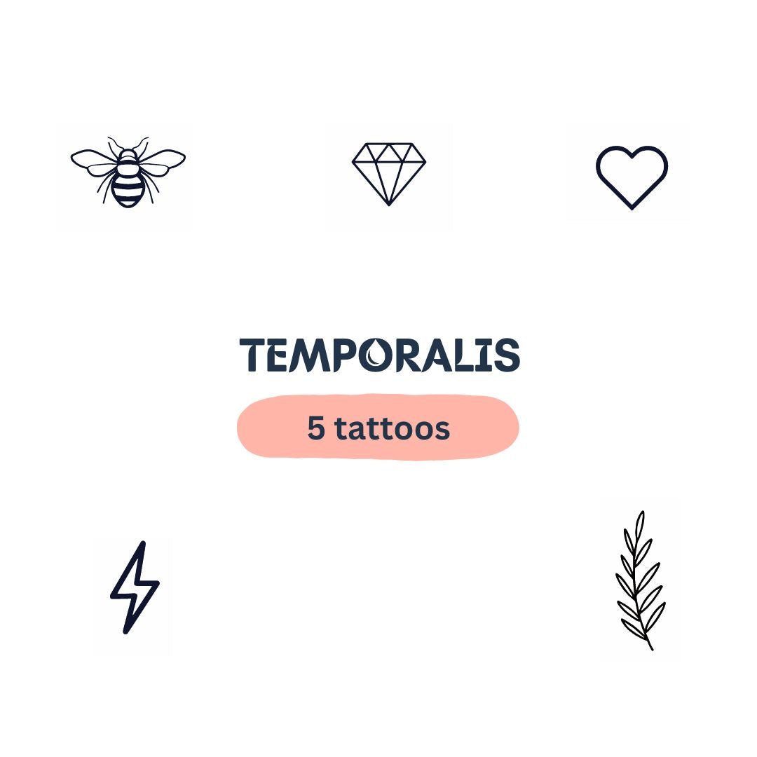 Nature's Symbols Tattoo Set 1 - Temporalis