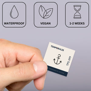 Nautisch anker embleem 2 - Temporalis® - Tijdelijke tatoeage
