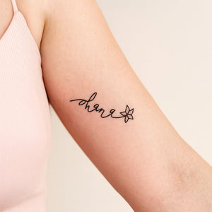 « Ohana » Blossom 1 - Temporalis® - Tatouage temporaire