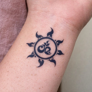 Om Sun Mandala Tattoo - 1 | Temporalis