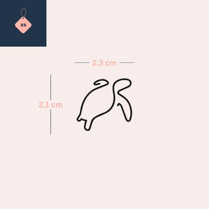 One - line turtle 3 - Temporalis