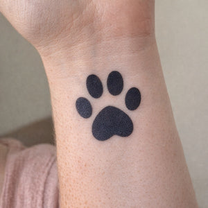 Paw Print Tattoo - 1 | Temporalis