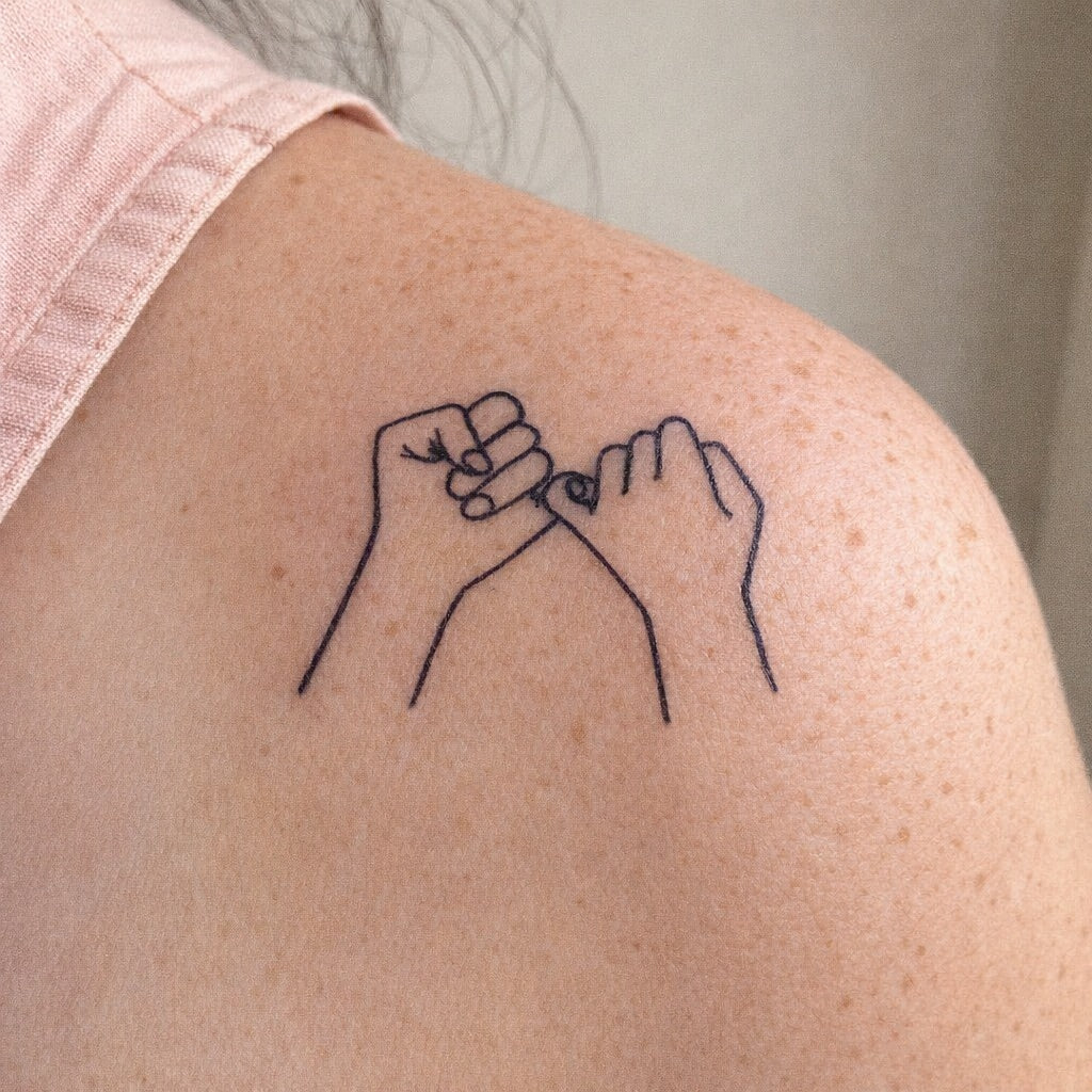Pinky Promise Tattoo - 2 | Temporalis