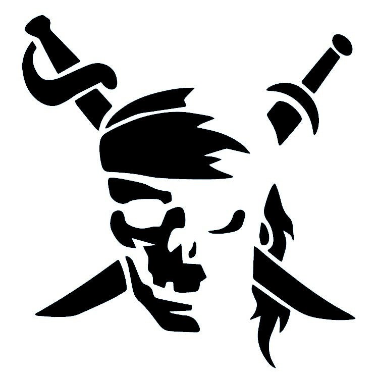 Pirate Skull 2 - Temporalis
