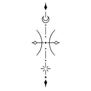 Pisces celestial zodiac sign 2 - Temporalis