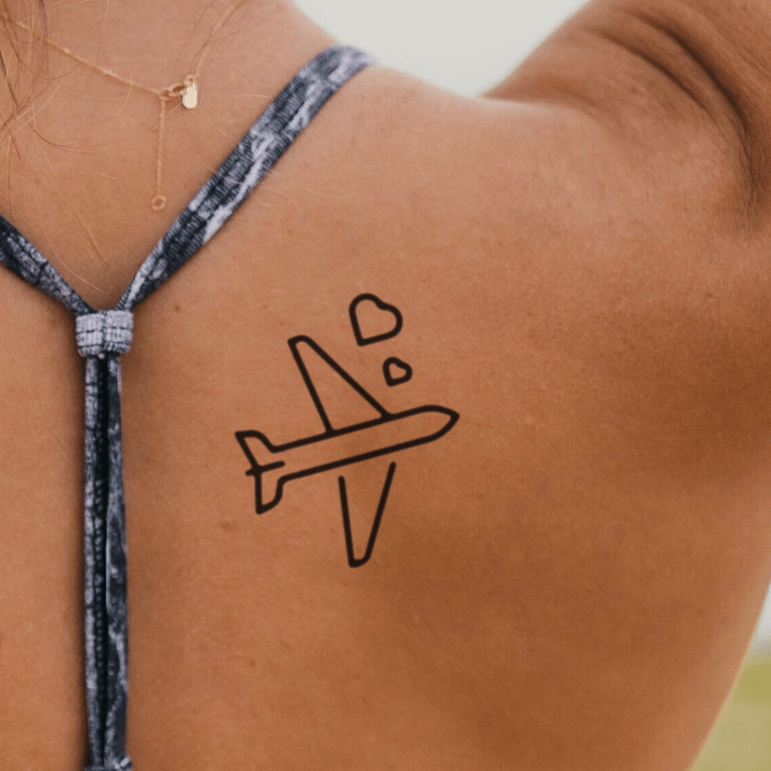 Plane with hearts 1 - Temporalis