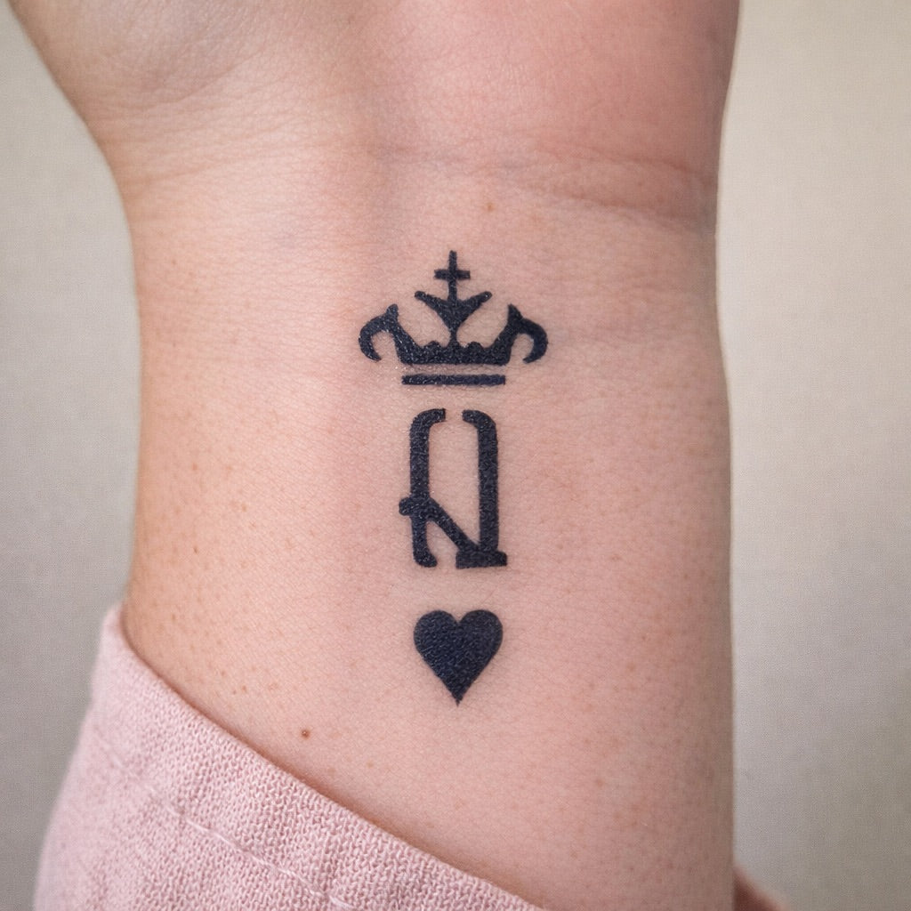 Queen of Hearts Tattoo - 1 | Temporalis