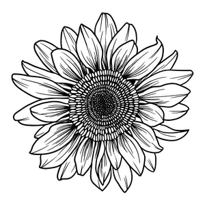 Realistic sunflower bloom temporary tattoo - 2 | Temporalis