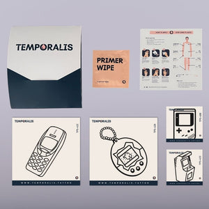 Retro Gaming - Tattoo Kit (4 tattoos) 2 - Temporalis