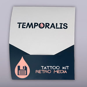 Retro Media - Tattoo Kit (4 tattoos) 1 - Temporalis