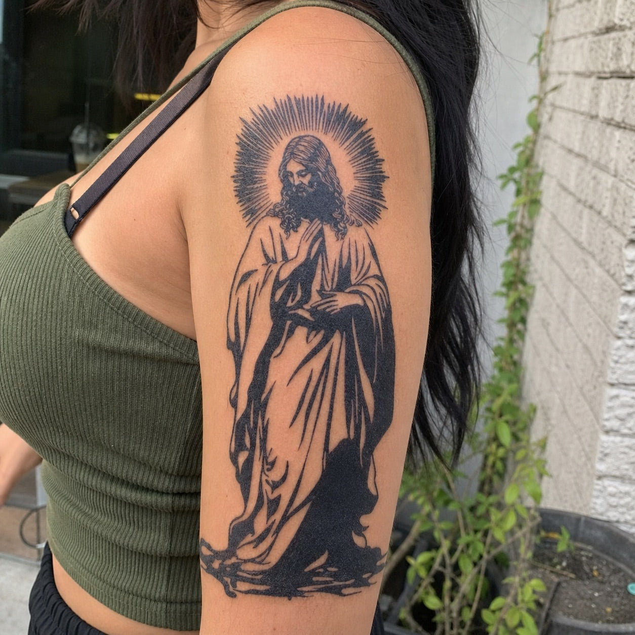 Sacred Jesus Christ Tattoo - 1 | Temporalis