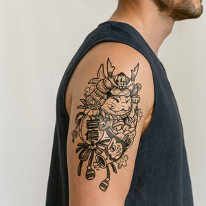 Samurai Maneki - neko 1 - Temporalis