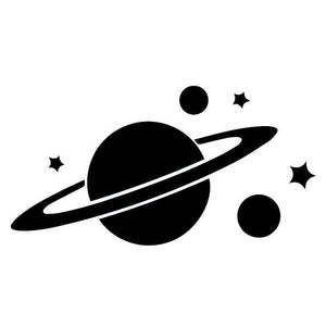 Saturn & Stars Temporary Tattoo - 2 | Temporalis