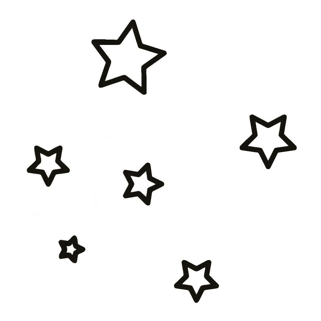 Scattered Stars Tattoo - 2 | Temporalis