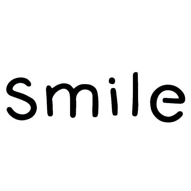 "Smile" word tattoo 2 - Temporalis