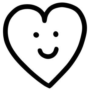 Smiling heart temporary tattoo - 2 | Temporalis