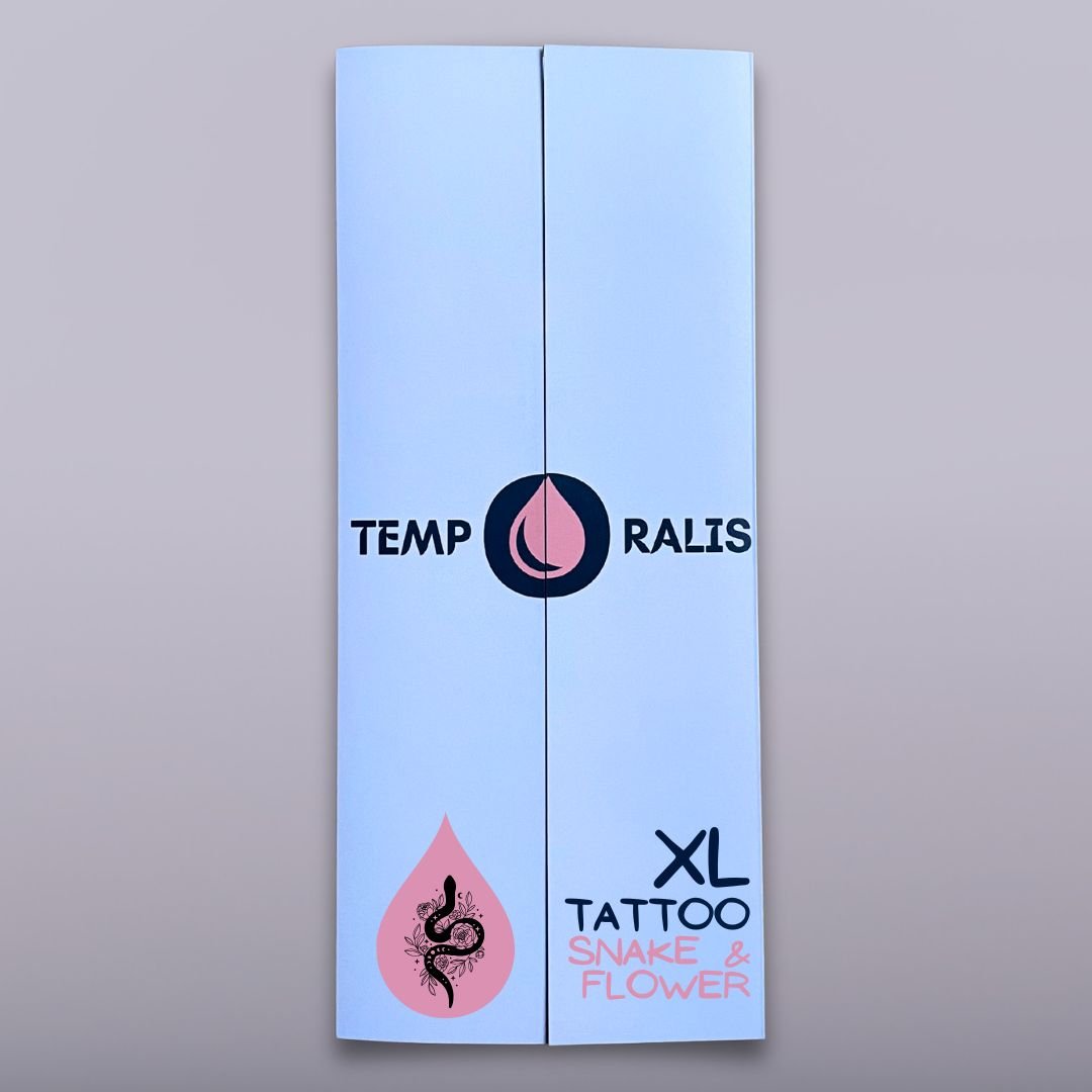 Snake - XL Tattoo Kit (3 tattoos) 1 - Temporalis