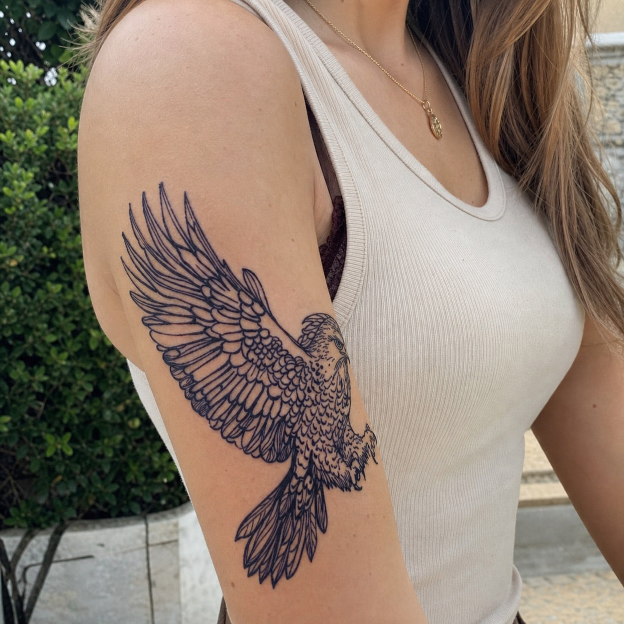 Soaring Eagle Tattoo - 1 | Temporalis
