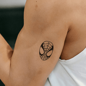 Spiderman face 1 - Temporalis