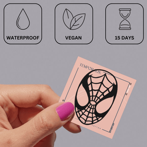 Spiderman face 3 - Temporalis