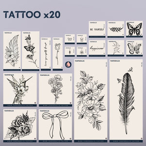 The delicate - Premium tattoo box, for women (20 tattoos) 1 - Temporalis