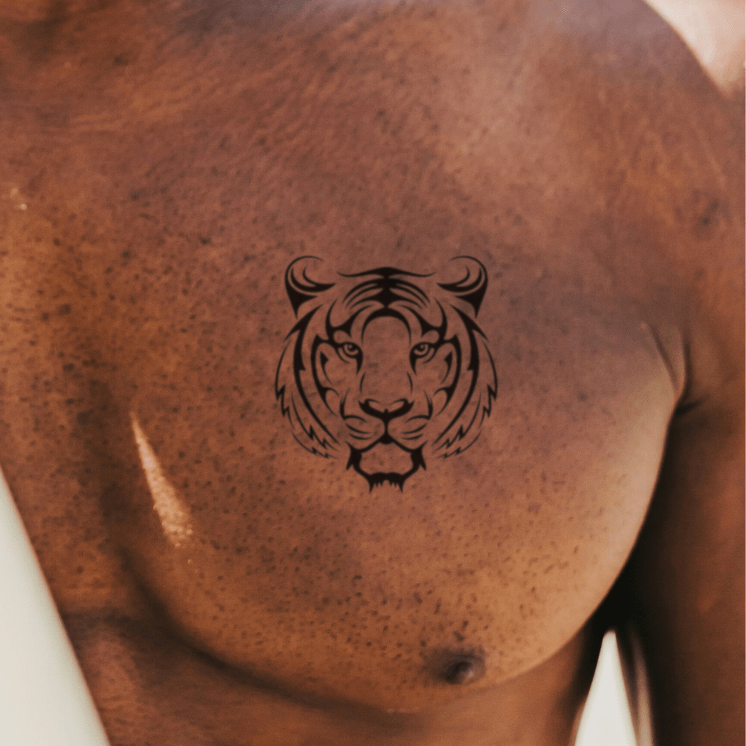 Tiger Head 1 - Temporalis