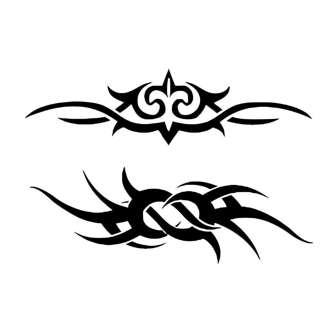 Tribal Armband Pair Tattoo - 2 | Temporalis