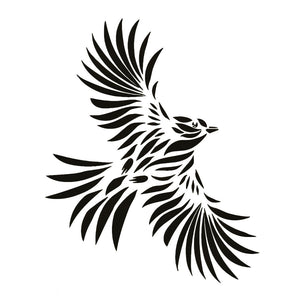 Tribal Eagle in Flight Tattoo - 2 | Temporalis