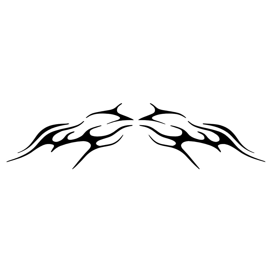 Tribal Flame Wings 2 - Temporalis