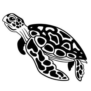 Tribal Sea Turtle Temporary Tattoo - 2 | Temporalis