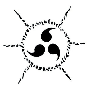 Tribal triskelion temporary tattoo - 2 | Temporalis