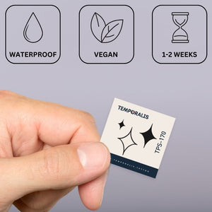 Migoczące gwiazdy trio 3 - Temporalis® - Tatuaż tymczasowy