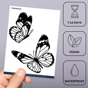 Two Butterflies Tattoo - 3 | Temporalis