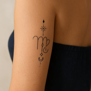 Virgo celestial zodiac sign 1 - Temporalis