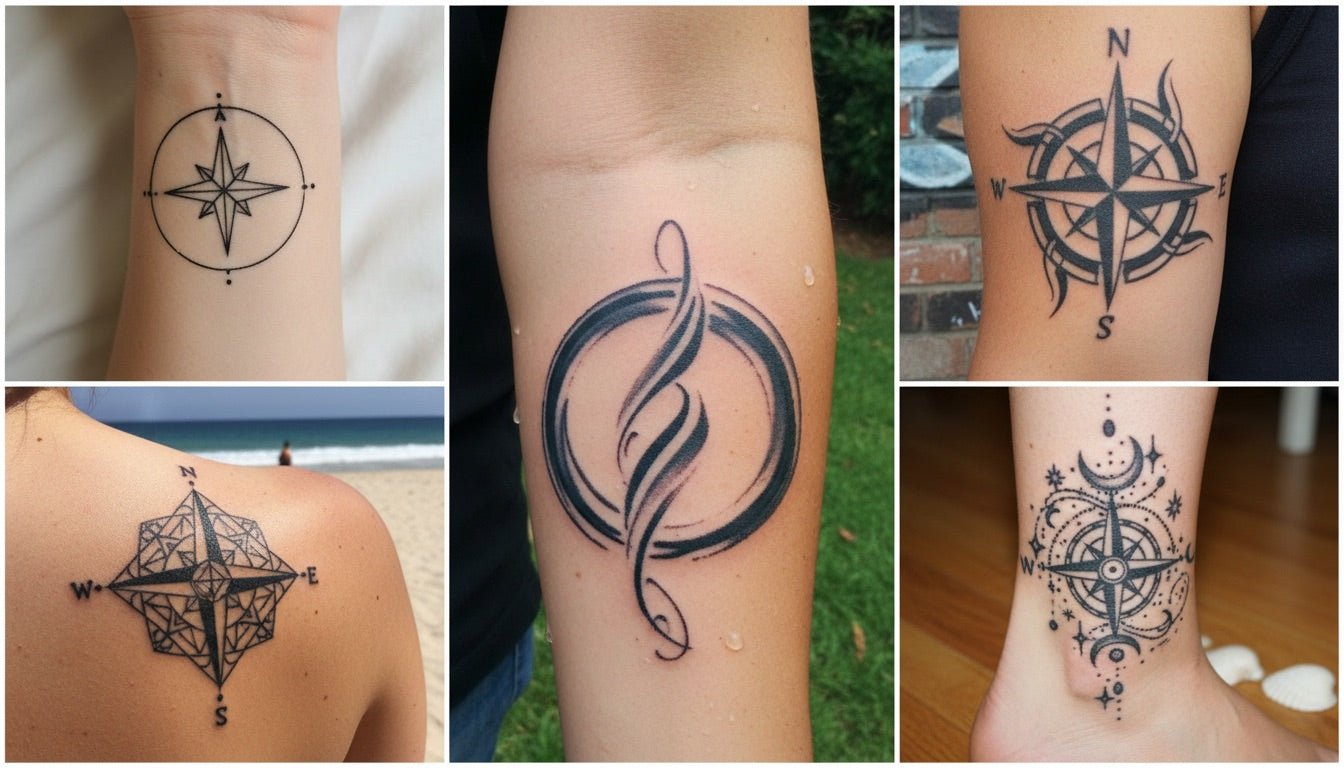 Compass Tattoo: Meaning, Symbolism, Styles & Ideas (2026) - Temporalis