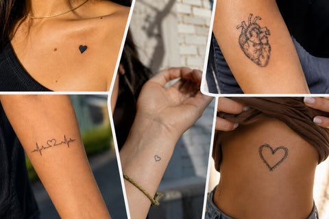 Heart tattoo meaning — from fine line to anatomical, honestly - Temporalis
