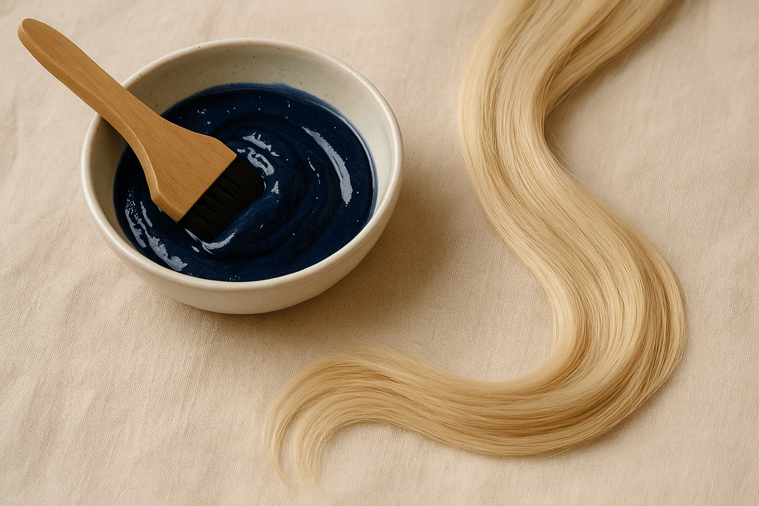 Jagua and henna hair dye: natural black tones without chemicals (UK 2025) - Temporalis