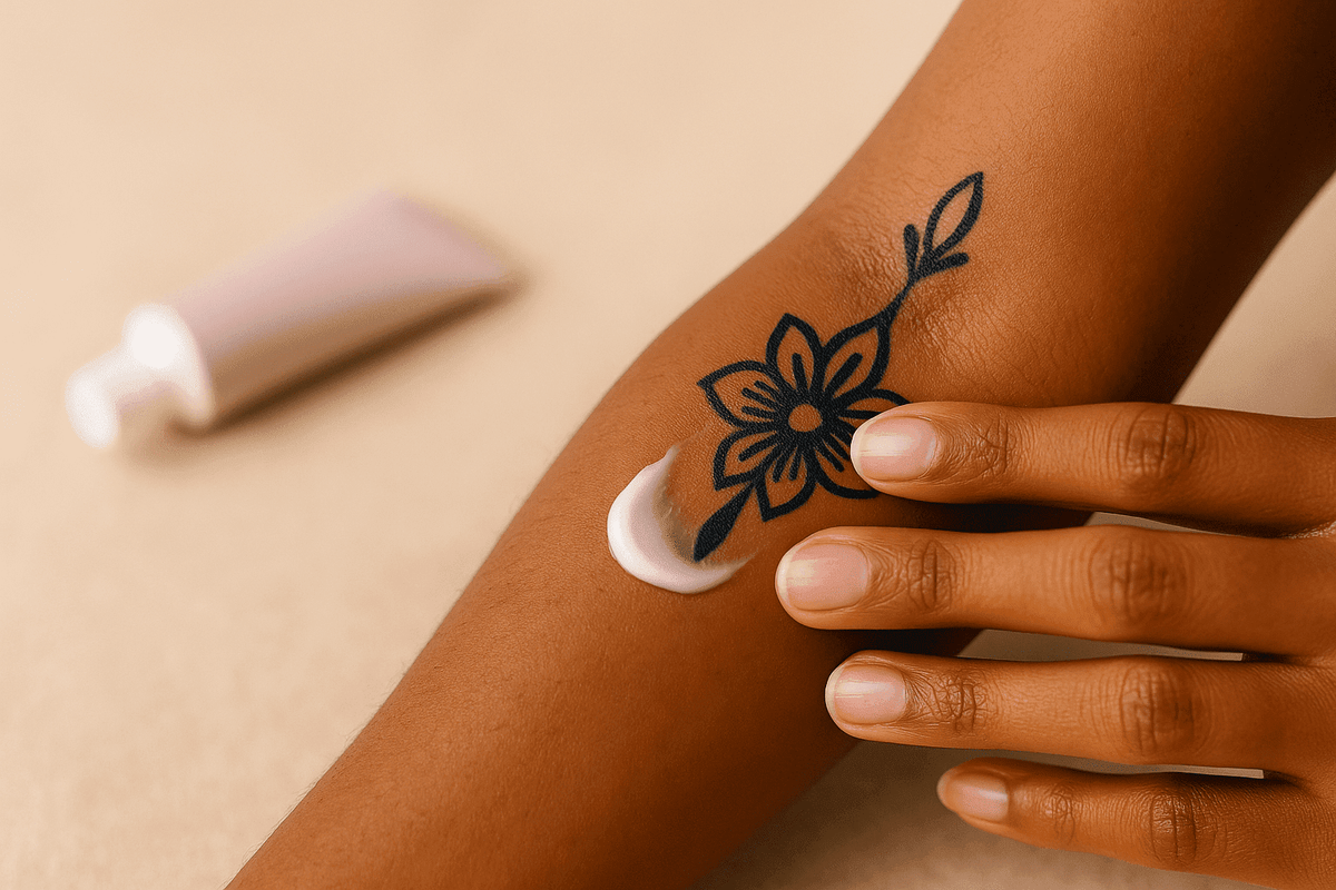 Jagua tattoo aftercare: darker stain, and the full two weeks - Temporalis