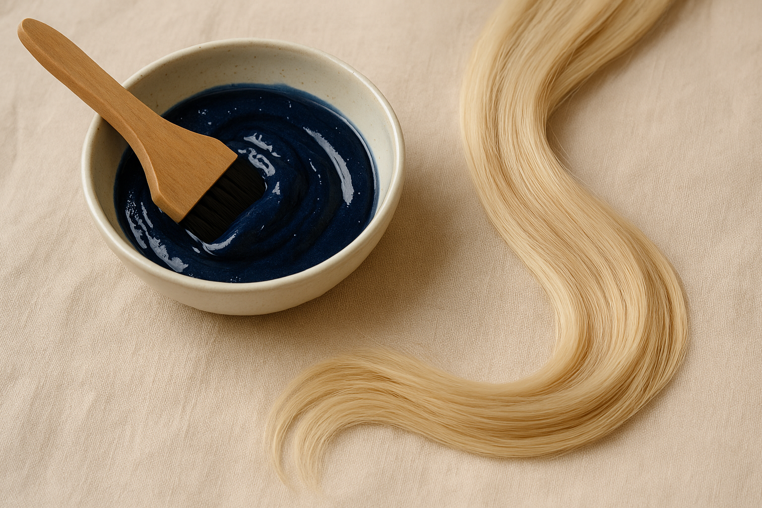 Jagua and henna hair dye: natural black tones without chemicals (UK 2025)