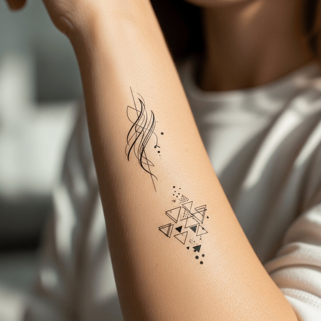Abstract tattoos - Temporalis