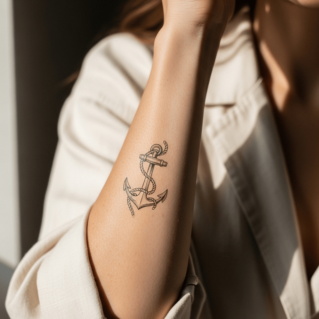 Anchor tattoos - Temporalis