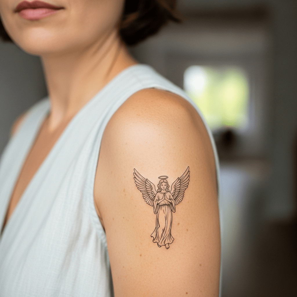 Angel tattoos - Temporalis