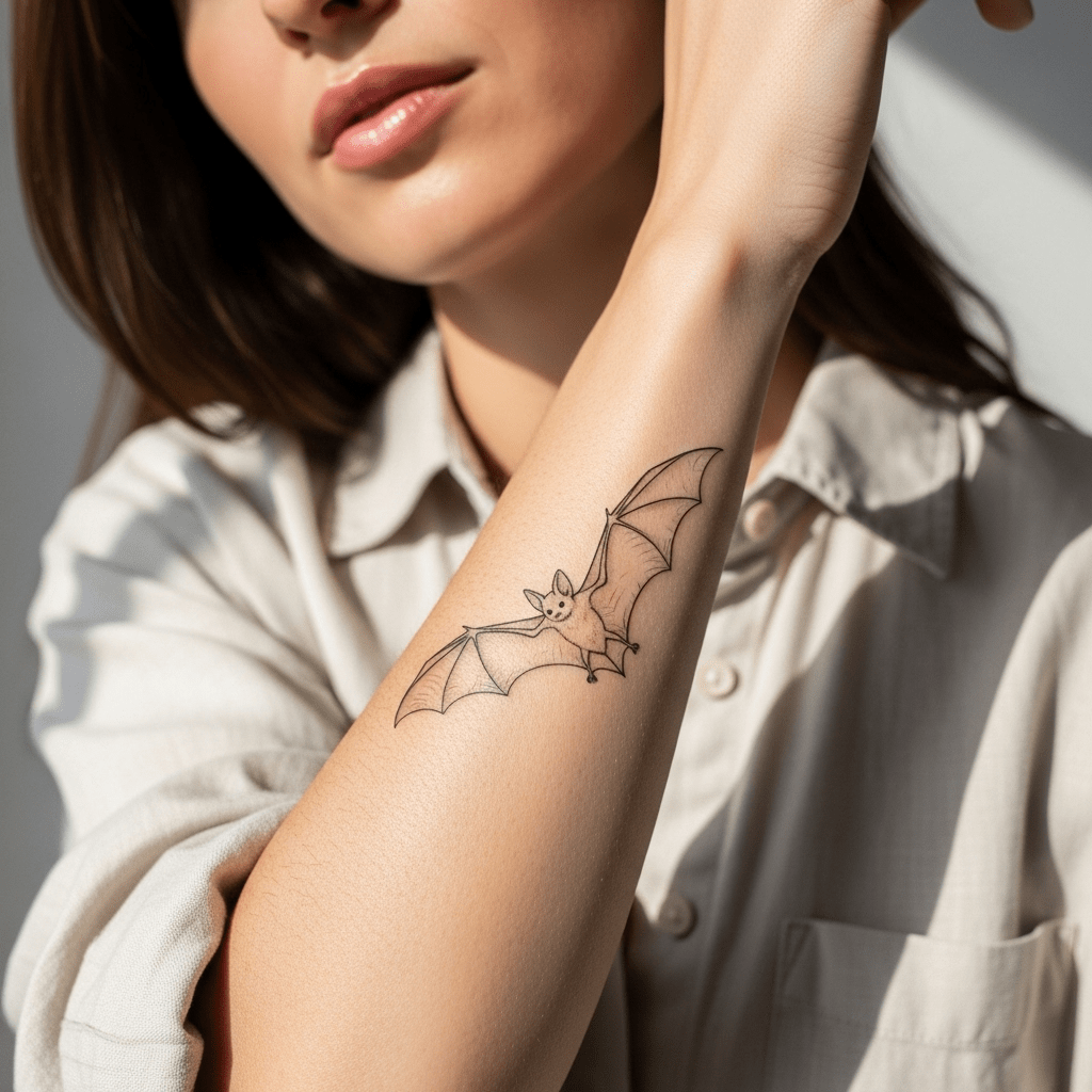 Bat tattoos - Temporalis