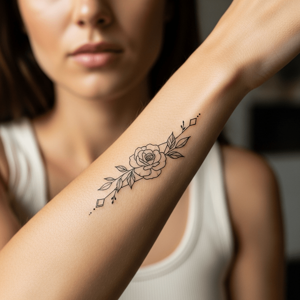 Black tattoos - Temporalis