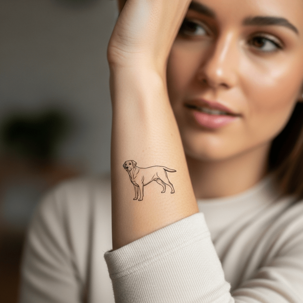 Dog tattoos - Temporalis