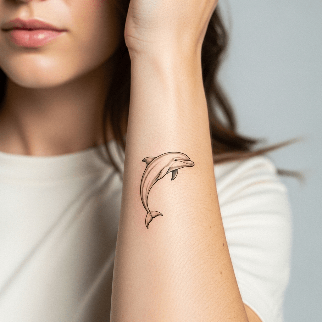 Dolphin tattoos - Temporalis